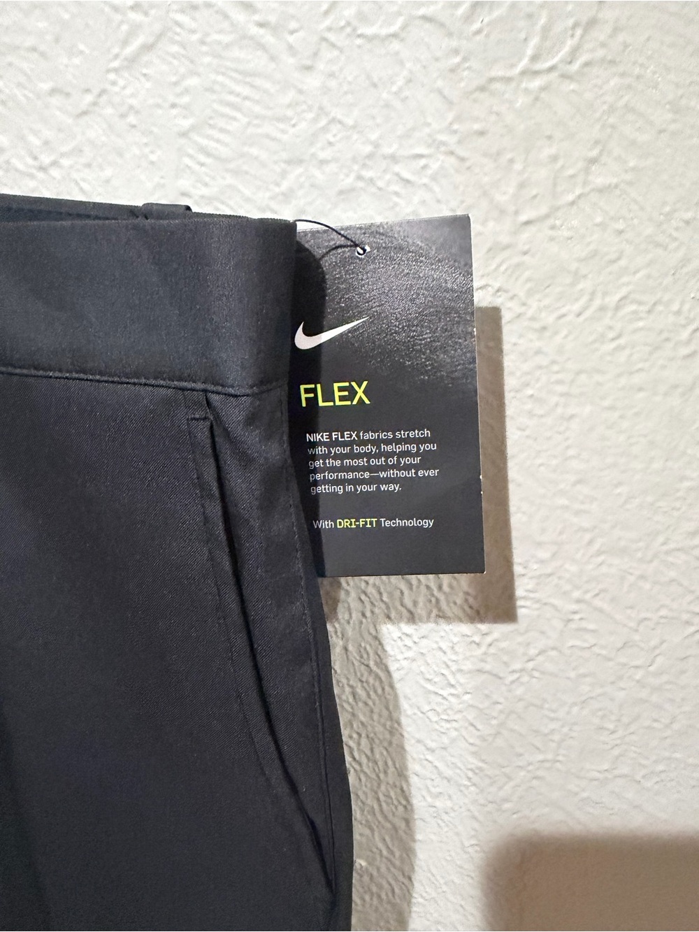 Nike Men's Black Dress Golf Pants - Slim Straight Size 34x34 NWT - Picture 2 of 5
